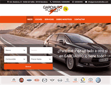 Tablet Screenshot of garciautodelvalles.com